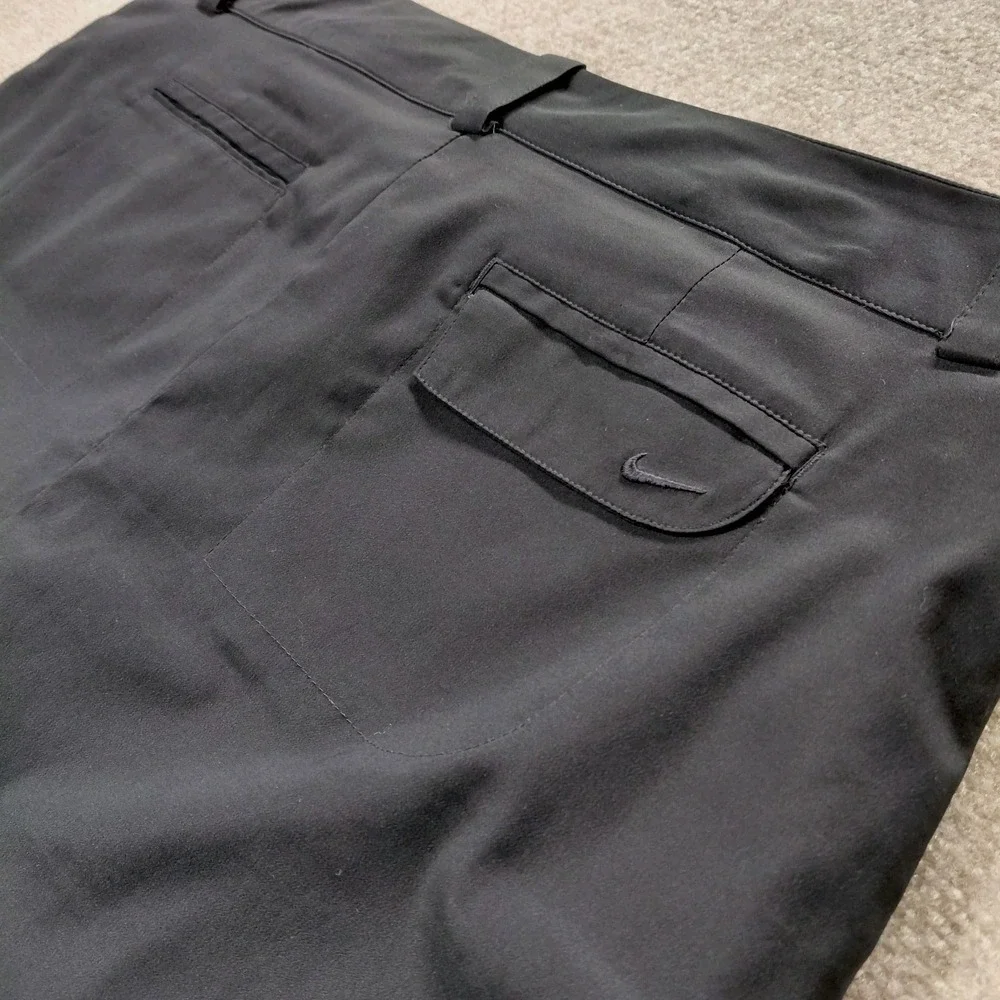 Nike Golf Skort Size 16 Black Pockets Stretch Athletic Short Skirt Golf Tennis - Picture 8 of 11